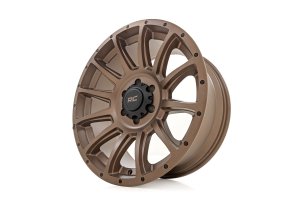 Wheel - Rough Country - 90 Series, One-Piece, Multi-Spoke - Bronze Wheel - Rough Country - 90 Series, One-Piece, Multi-Spoke - Bronze